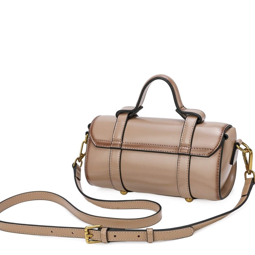 Tiffany & Fred Tan Mini Bag with Gold Accents - Picture 12 of 12